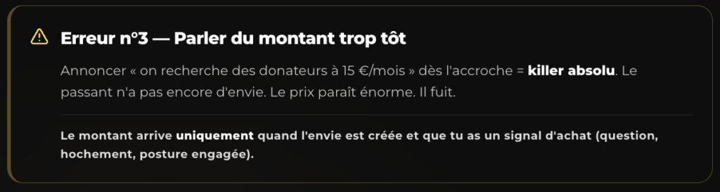 erreur-n3-parler-du-montant-trop-tot